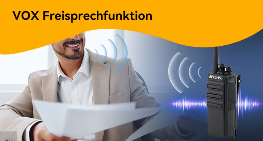 Retevis RT24V Freenet Funkgeräte Set, Professionelle PMR446 Walkie Talkie mit 6-Wege-Ladegerät, 6 Kanäle für Schule Baustelle Transport(6 Stück, Schwarz)