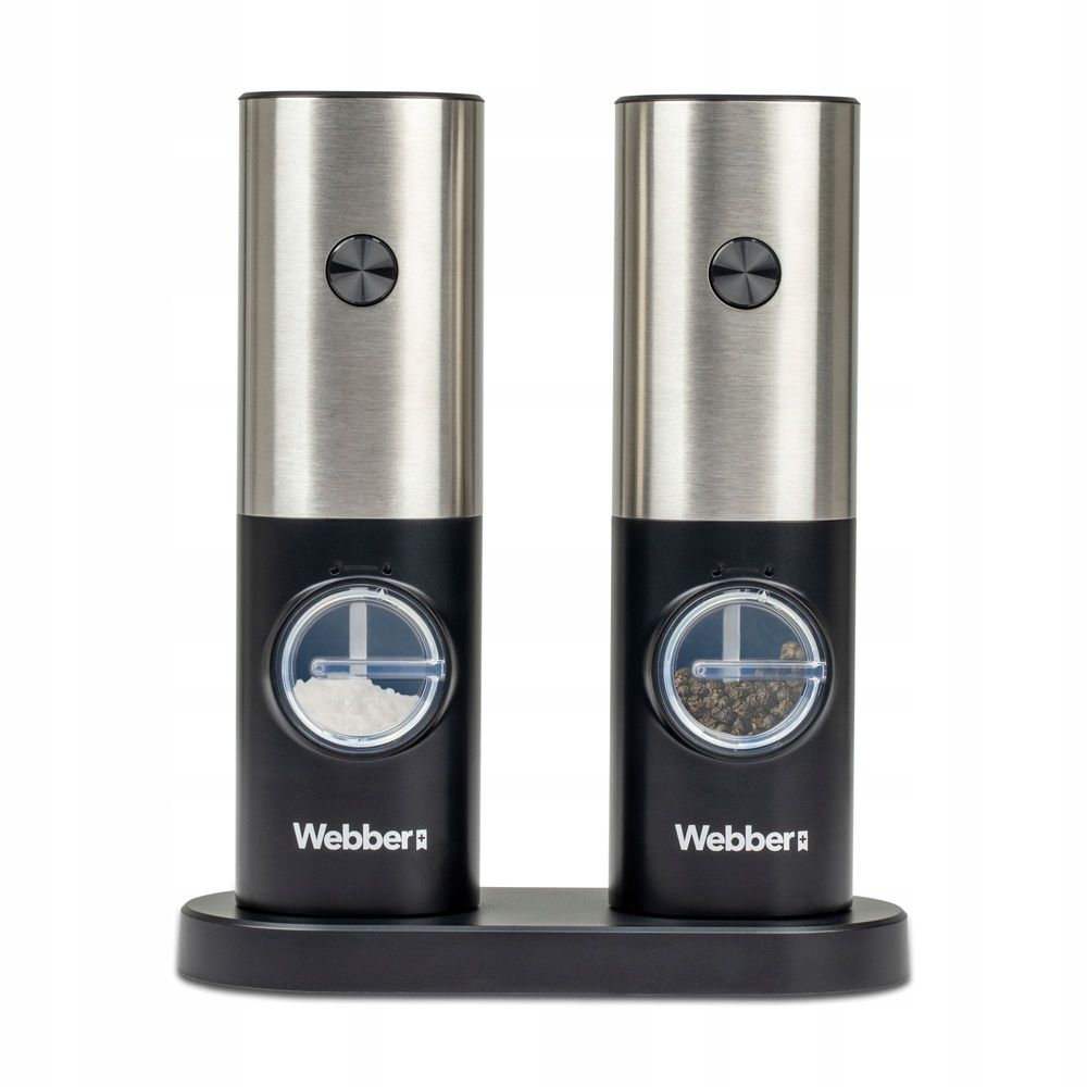 Elektrische Pfeffer- Und Salzmühle, Batteriebetrieben Salzmühle, 2 Stück Webber