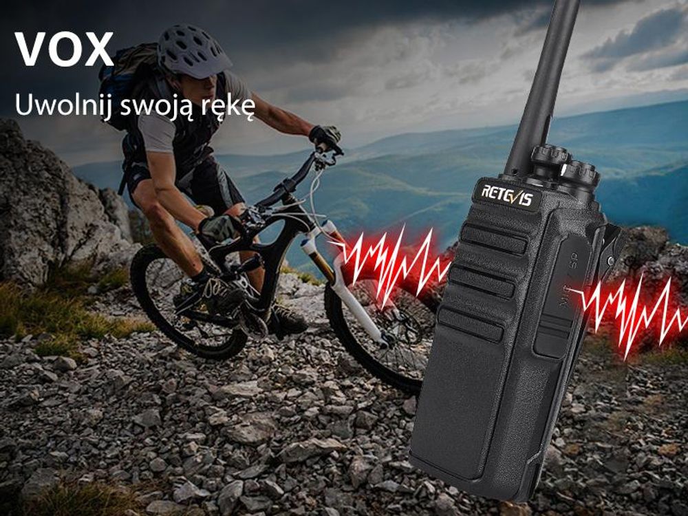 Retevis RT24 Plus Walkie Talkie zestaw 4 z akumulatorem, radiotelefony PMR446 z zestawem słuchawkowym, 3 km, 16 kanałów, ochrona przed warunkami atmos