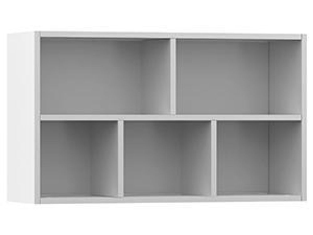 vidaXL Bücherregal/Sideboard Weiß 50x25x80 cm Holzwerkstoff
