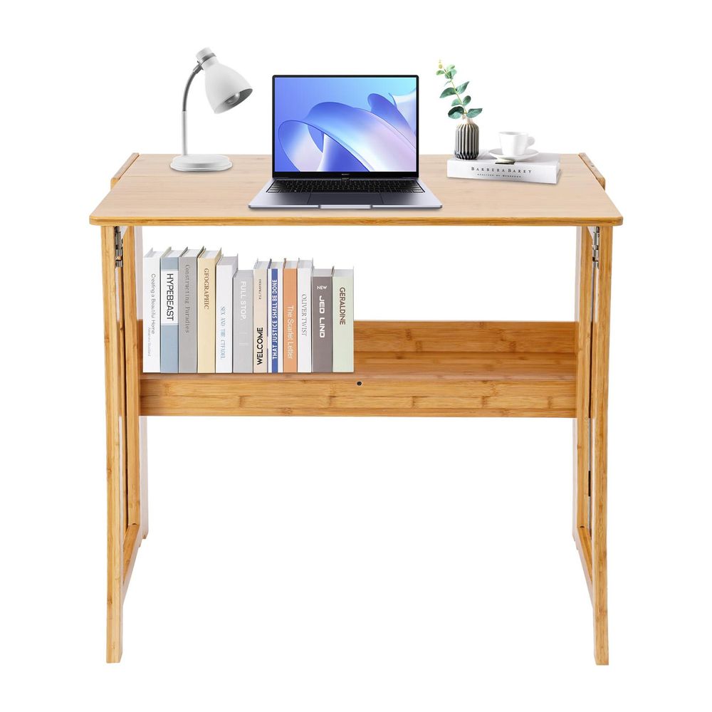 Kleiner Klapptisch, Heimbüro-Klapptisch, Faltbarer Kompaktschreibtisch für Wohnzimmer, Schlafzimmer