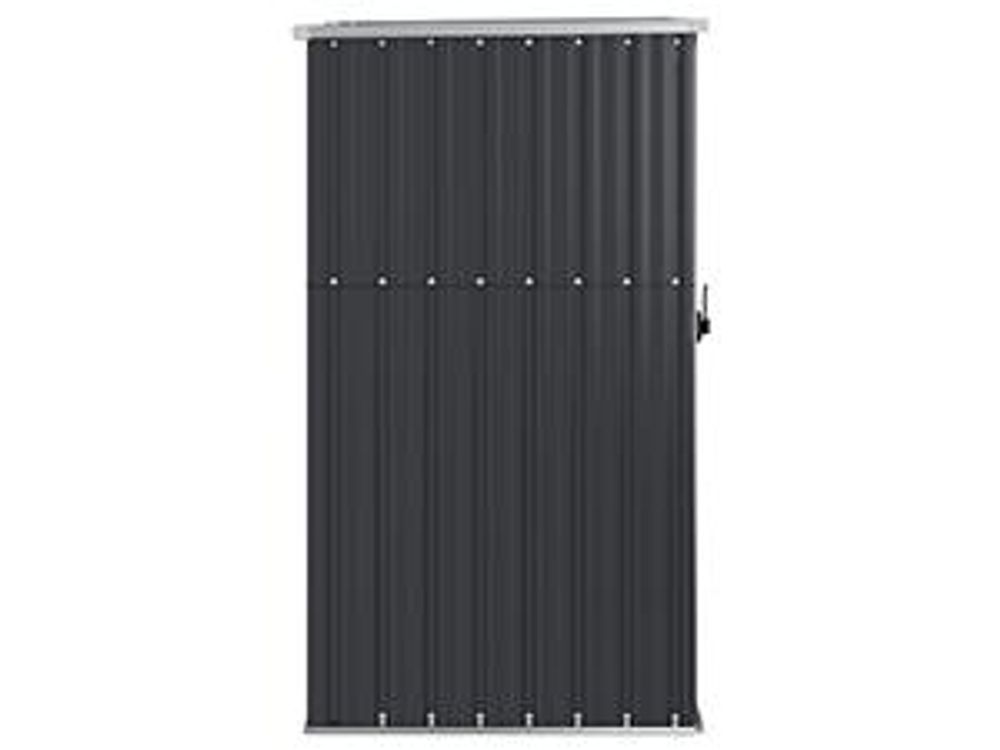 vidaXL Capanno per attrezzi antracite 88x89x161 cm Acciaio zincato