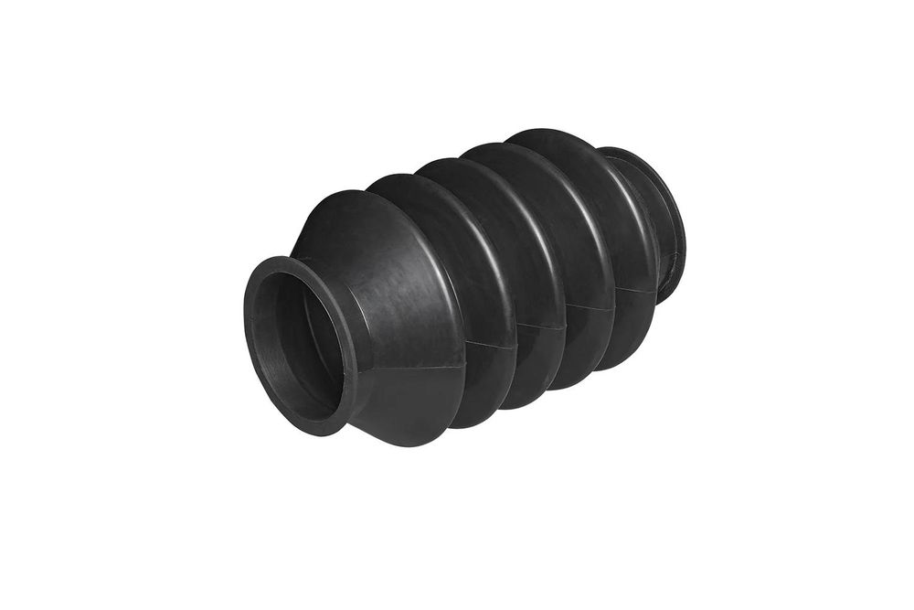 AS Faltenbalg Gummi Ø50 mm für Anhänger als Anhängerzubehör – flexibler Gummischutz, Schutzmanschette, 60/70 mm L = 165 AS