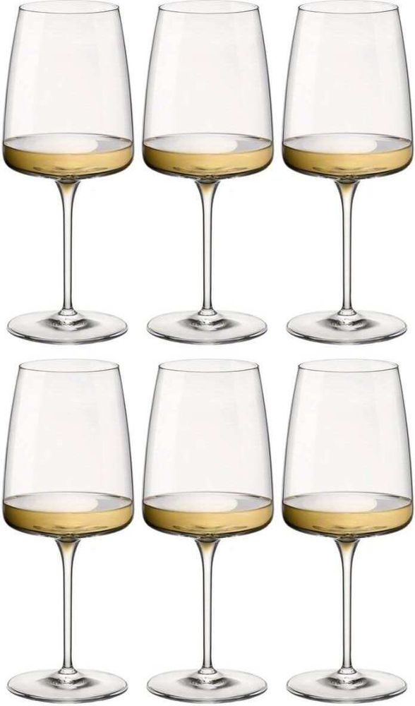 Bormioli 6er Geschenkkarton 378 ml (Nexo, Geschenkset, Weißweinglas, klar) 52879