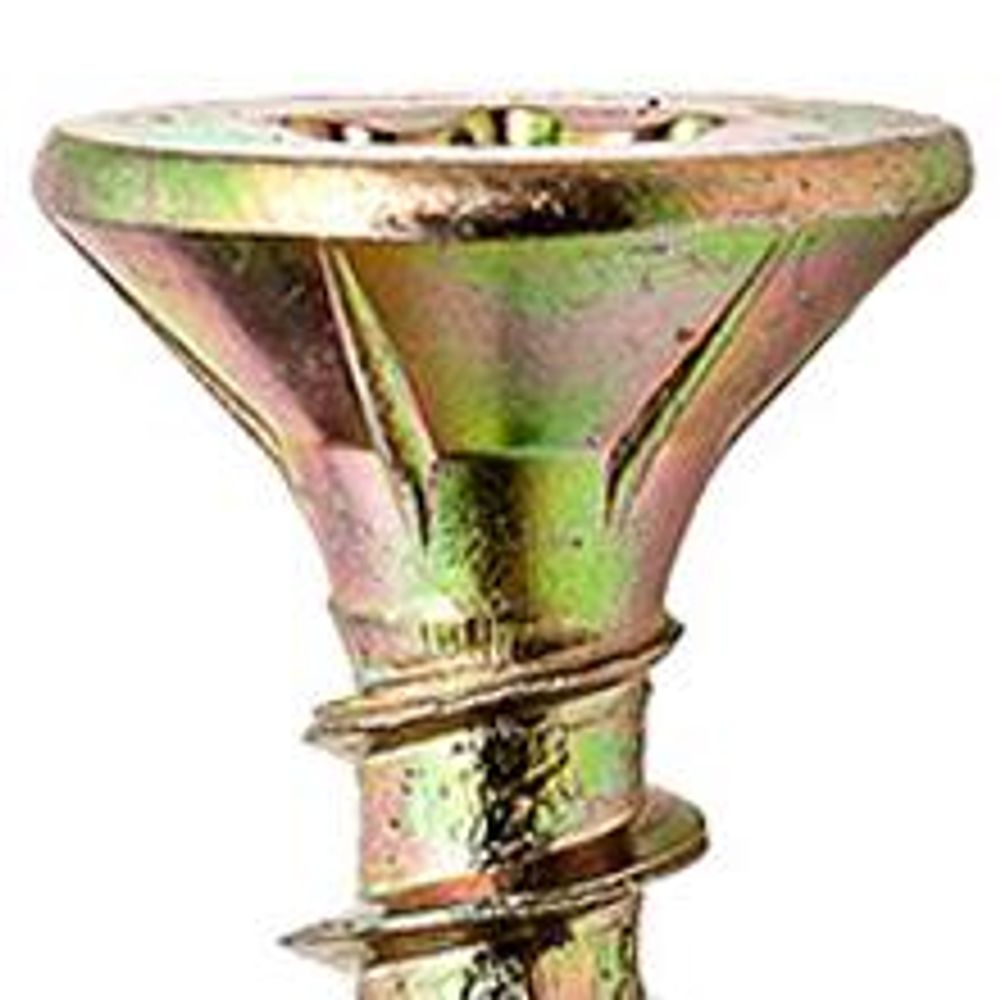 Spanplattenschrauben mit Senkkopf 4,0 x 70 - 200 Stk., teilgewinde, JD-79, gelb verzinkt, Torx, Universalschraube, Holzschraube