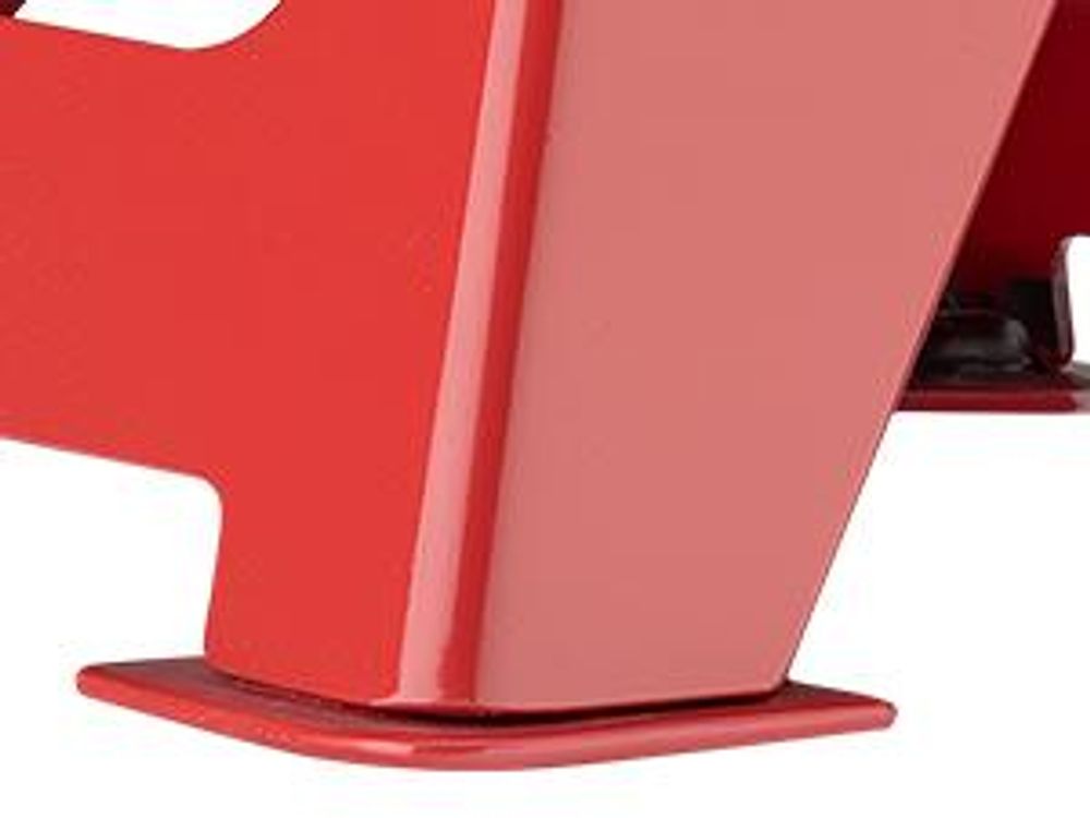 Wiltec 2 x Unterstellbock höhenverstellbar je 6 t Tragkraft, Stützböcke Hubhöhe 39-60,3 cm, Autobock mit Gummischutz, KFZ Bock mit Sicherungssplint
