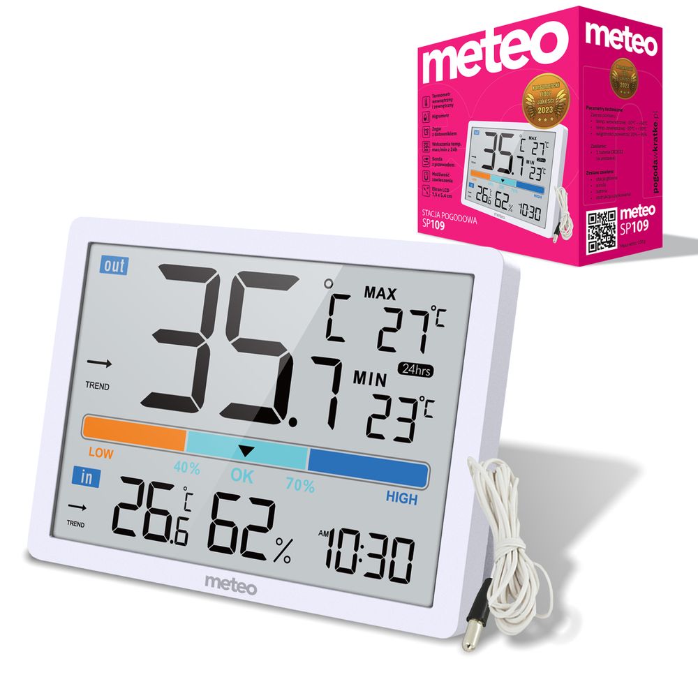Digitale Wetterstation Thermometer Meteo Sp109