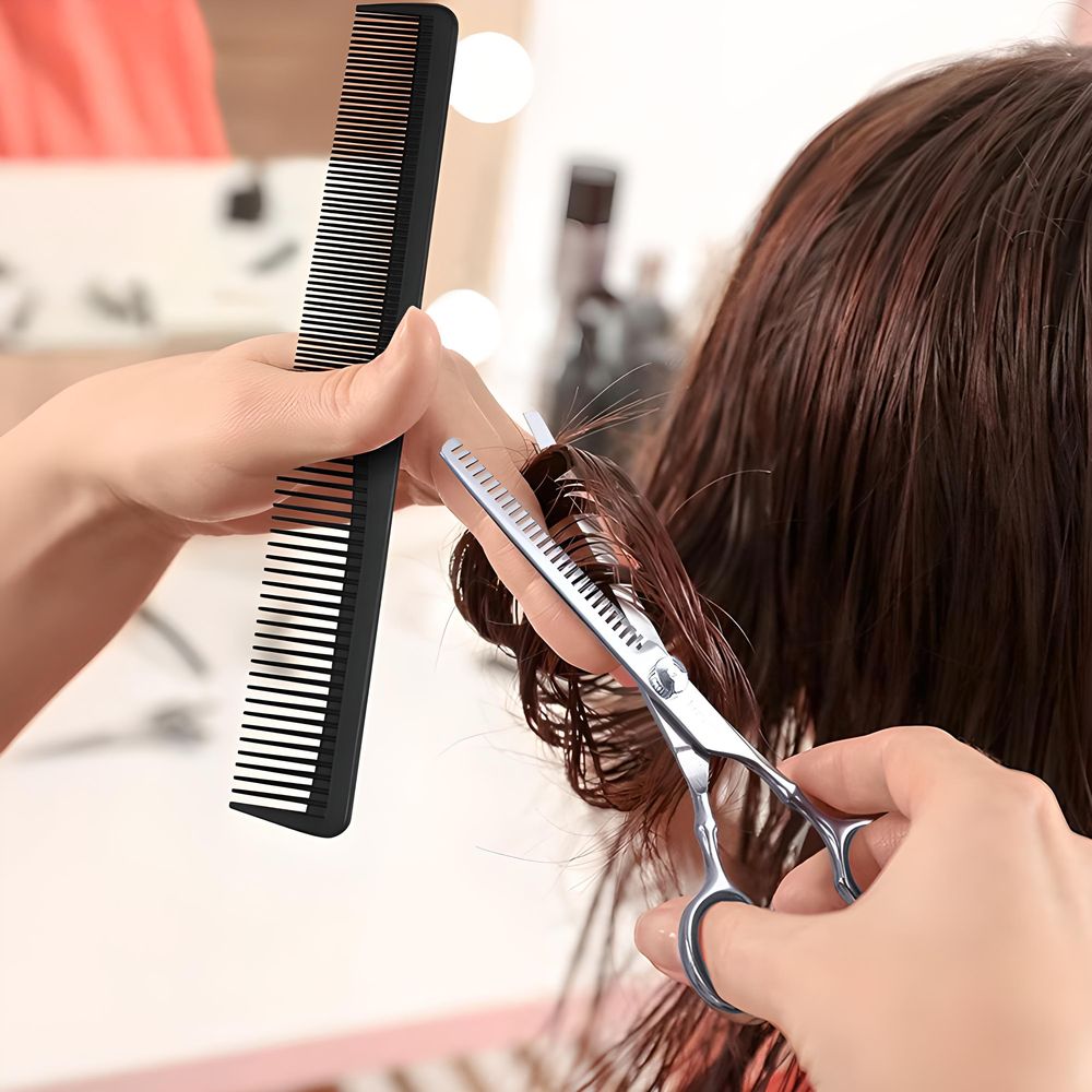 Haarschere Set Professionelle Schere Profi Friseur Friseurscheren mit Etui Premium Friseurschere Effilierschere Männer Frauen Kinder Edelstahl Retoo