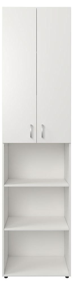 Kombi Trio 33 Weiß – Aktenschrank mit 2 Türen und 4 verstellbaren Einlegeböden