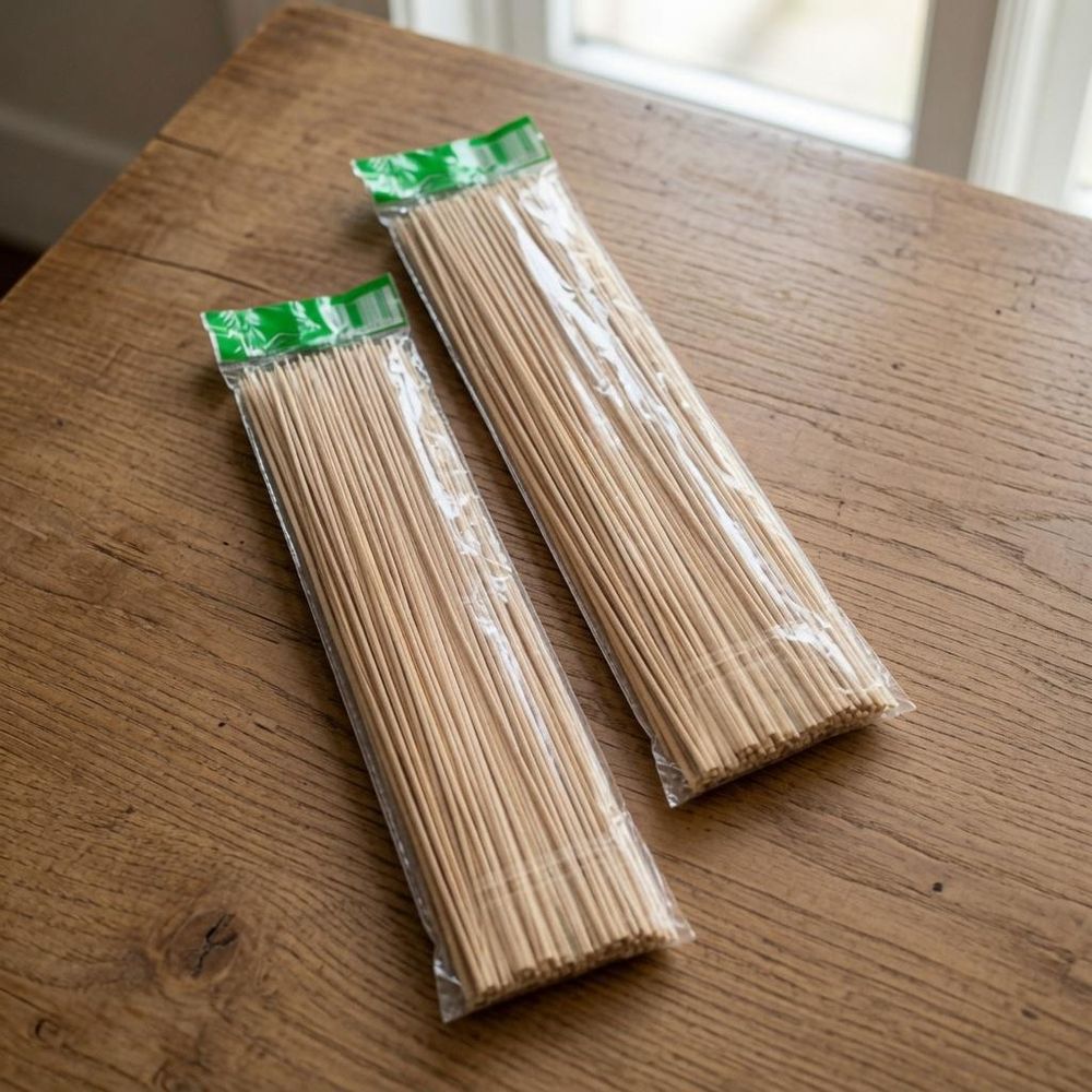 PINI 200 St. Grillspieße Schaschlikspieße Holzspieße Bambusspieße 20 cm