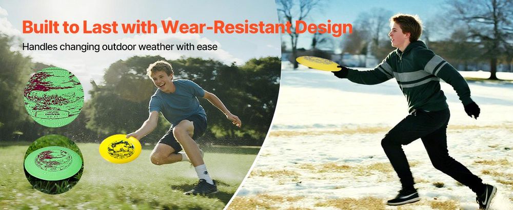 VEVOR Disc Golf Set, 6 PCS Fliegende Scheiben für Anfänger, Disc Golf Starter Set, mit Putter, Mid-Range, Driver, einschließlich Mini Marker, tragbarem Rucksack, für Outdoor, Garten, Rasen, Strand und Park, 5 PCS