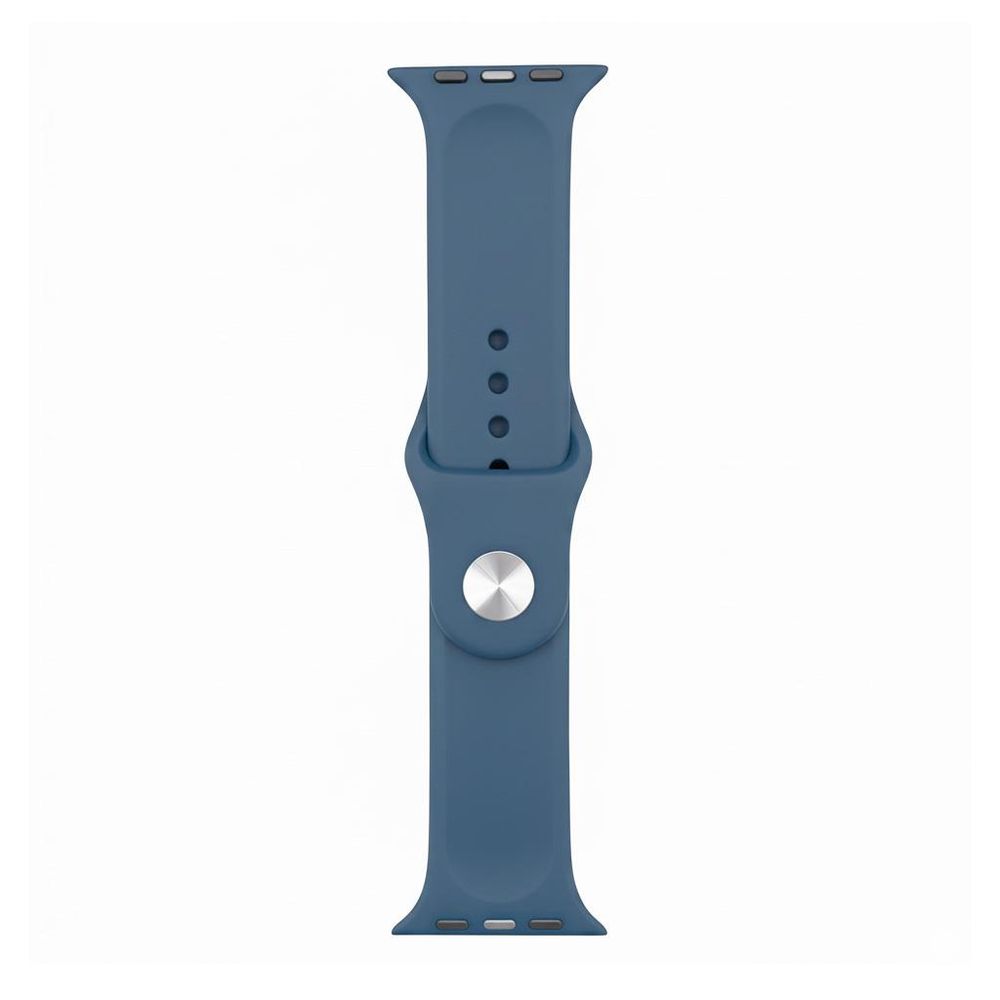 Apple Watch Sport Armband 42mm / 44mm / 45mm / 49mm Hell Blau Band Sport Loop Ultra SE 1 2 3 4 5 6 7 8 9 10 11 Silikon Größe: S/M