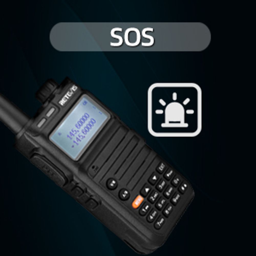 Retevis RA685 Amateurfunkgerät, Dual Band Funkgeräte mit 1800 mAh Batterie, Langstrecken Walkie Talkie für Erwachsene mit 128 Kanälen USB Ladegerät 2X