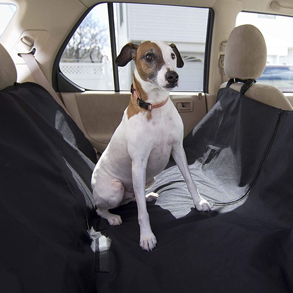 Hundedecke Auto Autoschondecke Rücksitz und Kofferraum Hund Katze Wasserdicht Decken Kofferraumschutz Kofferraumdecke Seitenschutz 144 x 130 cm SUV VAN Schwarz Retoo