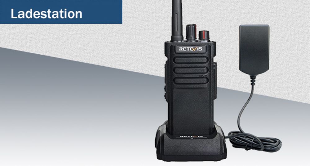 Retevis RT29 Funkgeräte set, Große Reichweite, 3200 mAh, VOX, 16 Kanäle,CTCSS/DCS, Professionelles Funkgerät für Industrie, Baustellen