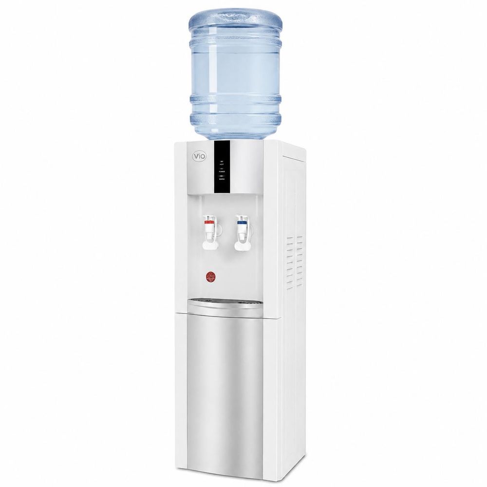 Wasserautomat ViO X172-FEC, weiß-grau, elektronische Kühlung, mit Schrank