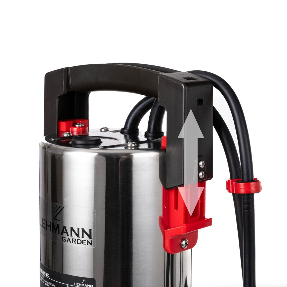 LEHMANN Tauchpumpe mit Integriertem Schwimmer für Schmutz und Reinwasser, 1100W, 16500 l/h Fördermenge, Ø35 mm Partikel
