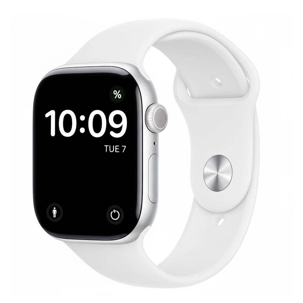 Apple Watch Sport Armband 38mm / 40mm / 41mm Weiß Band Sport Loop Ultra SE 1 2 3 4 5 6 7 8 9 10 11 Silikon Größe: M/L