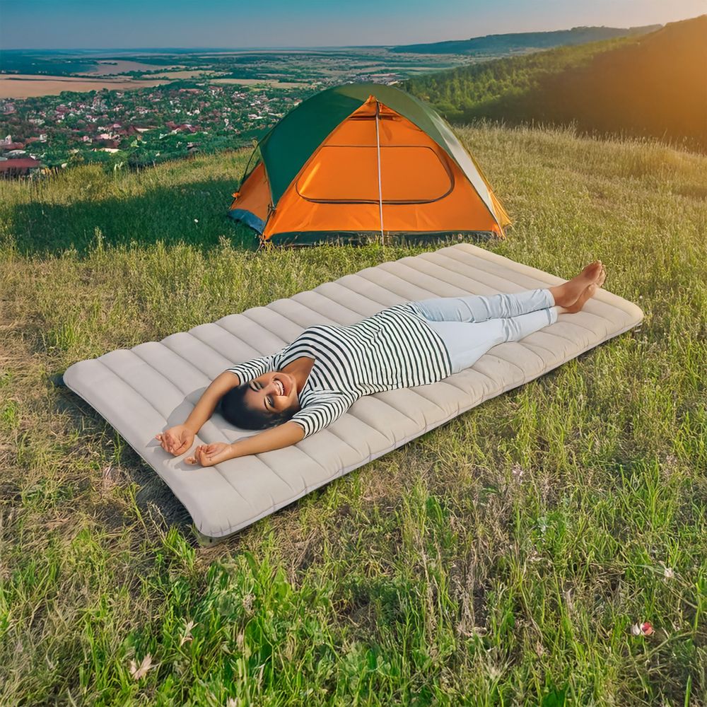 AVENLI Komfort-Doppel-Luftmatratze 183x97x12 cm - Extra Breit für Camping & Reisen