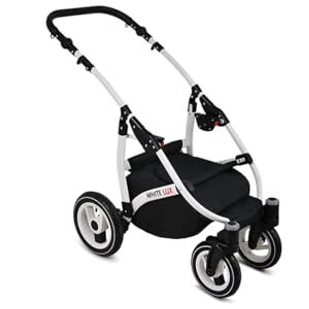 BabyLux® White Lux | 2in1 Kinderwagen Set | Sweet Pink | Kombikinderwagen | Kinderwagenset | Bug