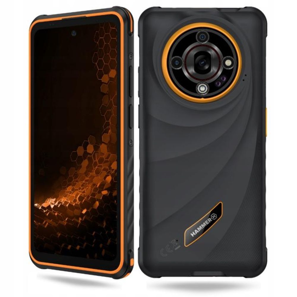 HAMMER IRON 6 5G 8/256 GB – robustes, wasserdichtes Smartphone mit Nachtsichtfunktion 6050-mAh-Akku Panda Glass staub- und wasserdicht