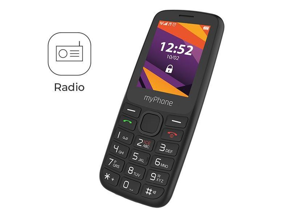 MYPHONE 6410 LTE 4G – ein Mobiltelefon für Senioren Dual-SIM 2,4" TFT 240x320/128MB/64MB RAM/SD-Karte/4G LTE