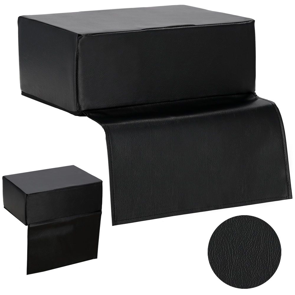 Siège enfant pour fauteuil de coiffeur pouf noir pour salon de coiffure