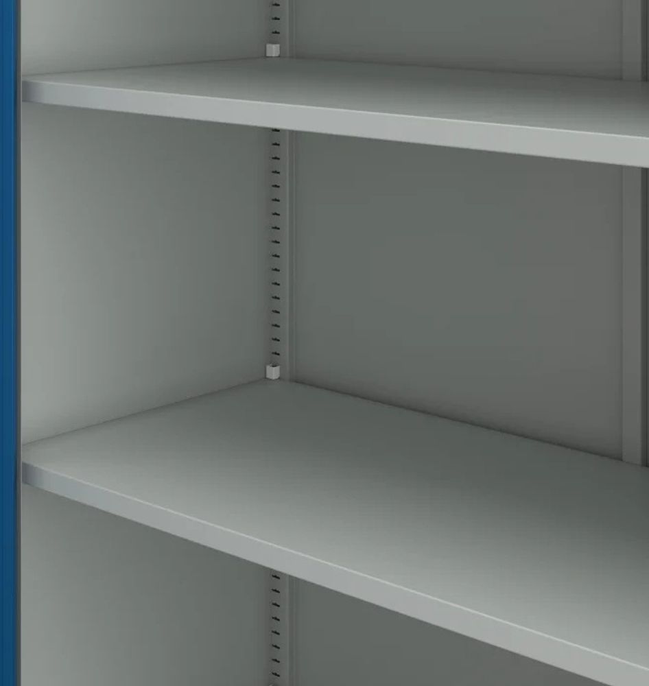 Aktenschrank Lagerschrank Mehrzweckschrank Metallschrank 4 Fachböden Pulverbeschichtung Stahlblech 185 cm x 90 cm x 40 cm