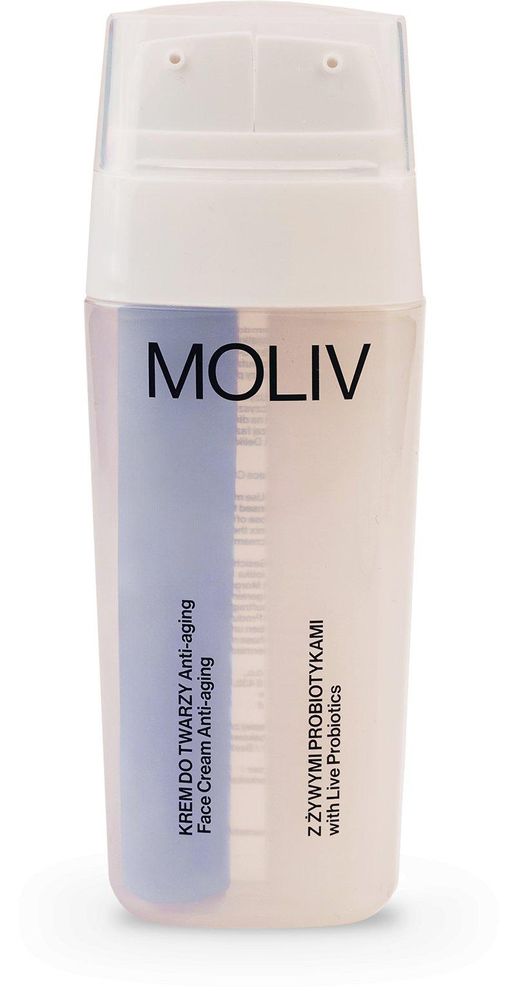 MOLIV Gesichtscreme mit lebenden Probiotika. Anti-Aging 30 ml