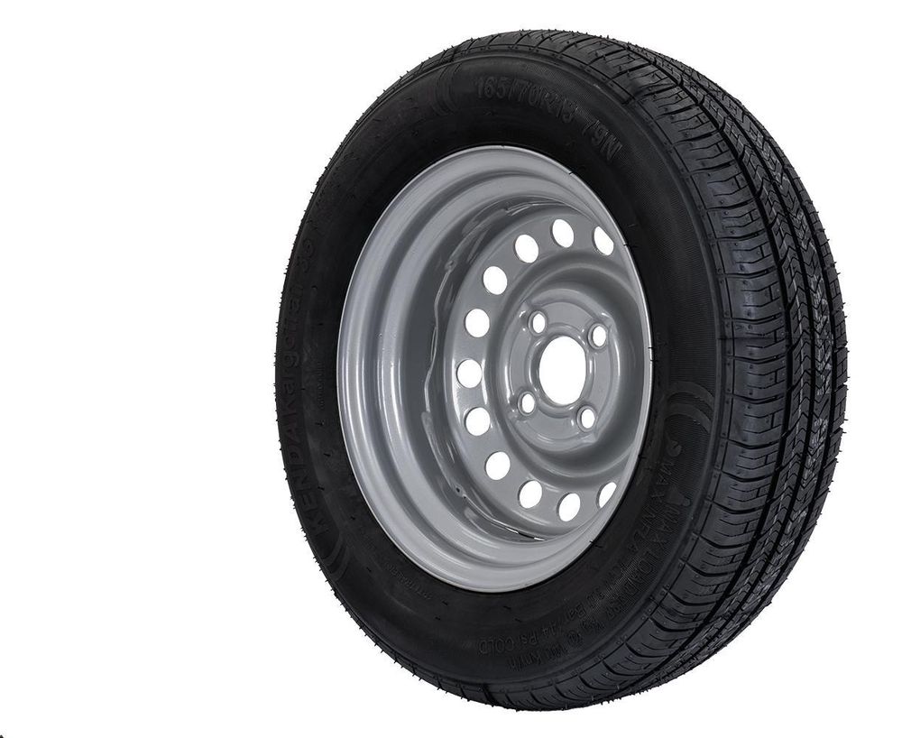 KENDA Anhänger Komplettrad 2er-Set 165/70 R13 für Camping- und Nutzanhänger