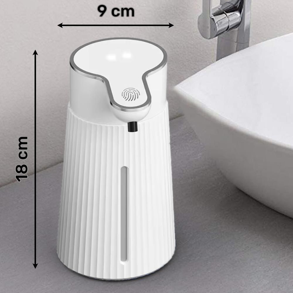 Bezdotykowy Dozownik Mydła Płynu 400ml Automatyczny Dyspenser Duży USB-C IR