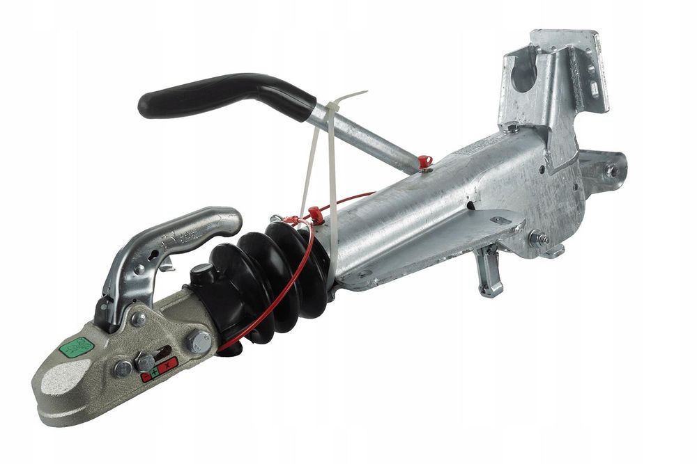 KNOTT Auflaufvorrichtung KF27B mit Kupplung K27-A, zGG 1400-2700 kg, V-Deichsel, Stützlast 150 kg, Lochbild 166-13, verzinkt, Anhänger