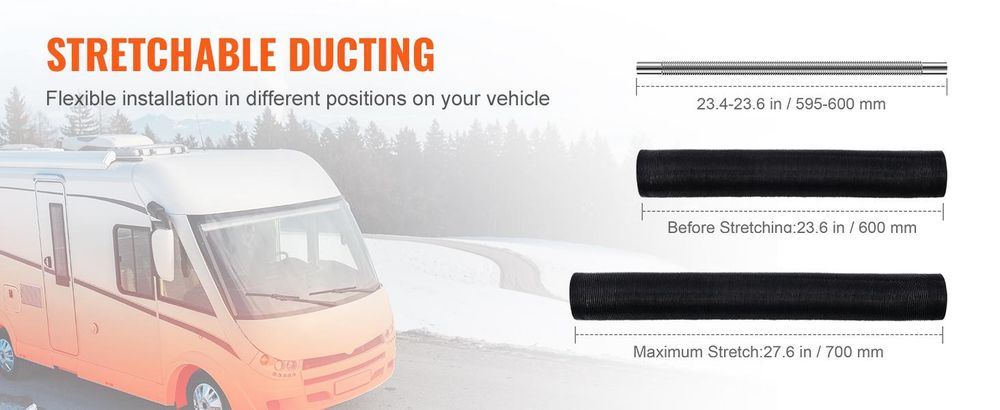 VEVOR Dieselheizer Glühkerzen-Kit, Keramisches Glühkerzen-Reparaturset, Luft-Diesel-Parkheizer-Teil mit Demontagewerkzeug, Dieselheizer-Überholkit für 2KW/5KW/8KW Dieselheizer-Ersatz, 8 kW Abgaskit