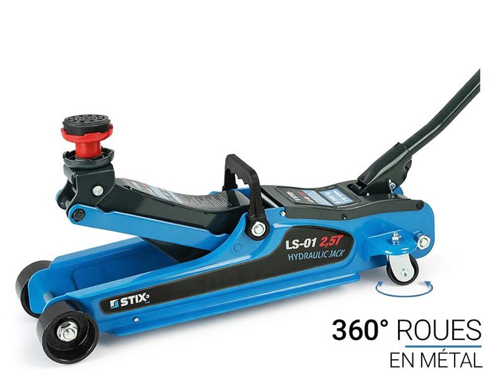 Cric de manœuvre Kit de cric 2500 KG avec 2x béquilles 3T