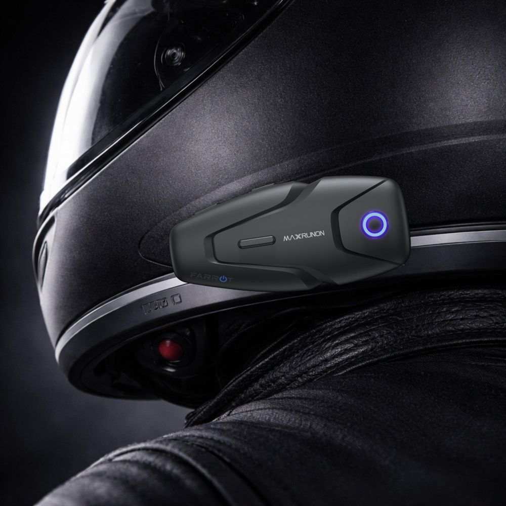 Motocyklové interkomy do helem s FM rádiem a regulací hlasitosti během jízdy