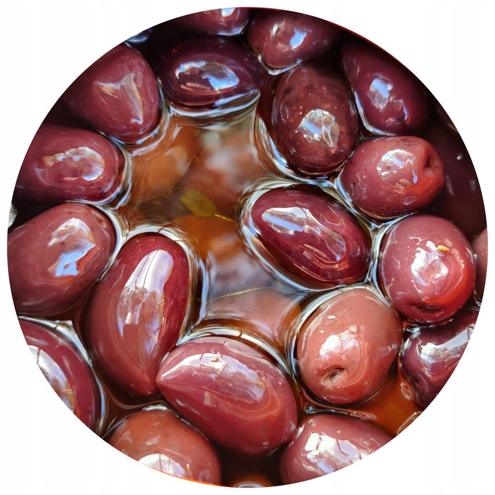 Kanakis | Kalamata-Oliven - 300 G - Mit Stein - Fleischig und Saftig - Natürliche Zutaten