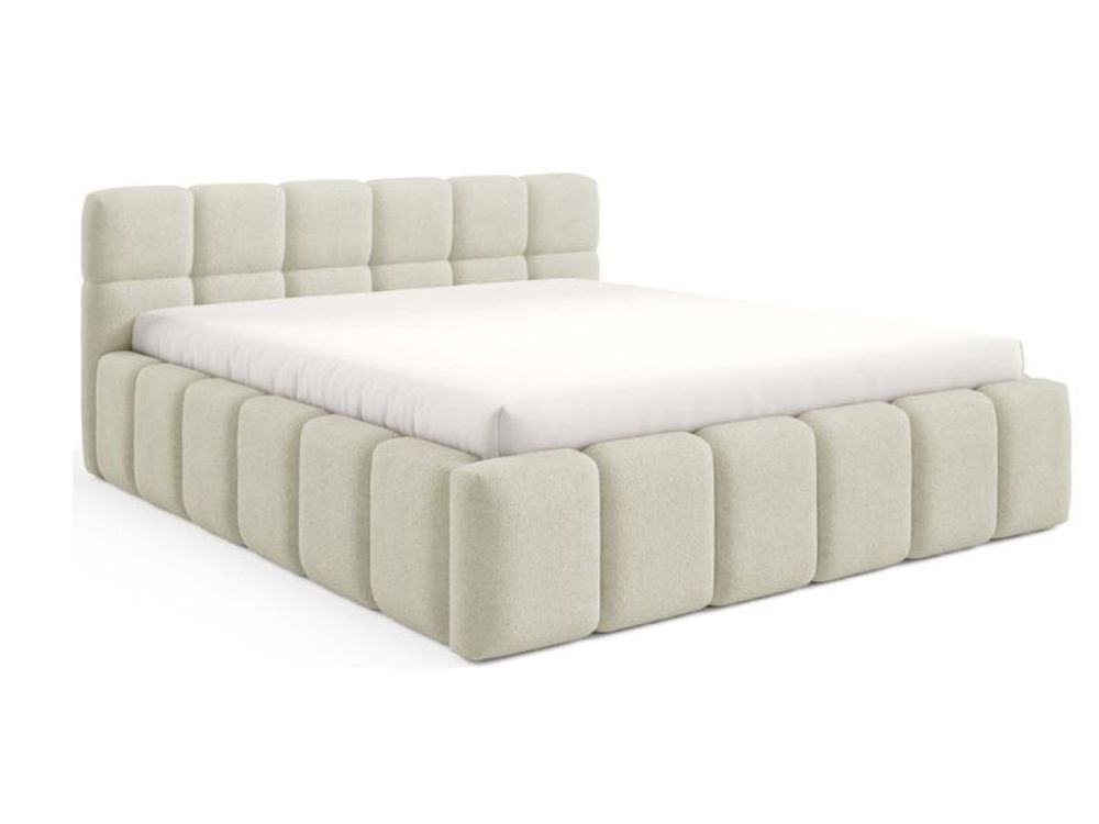 Lit rembourré NUBO Medium 180x200 cm avec table de nuit - PERFECT HARMONY 02