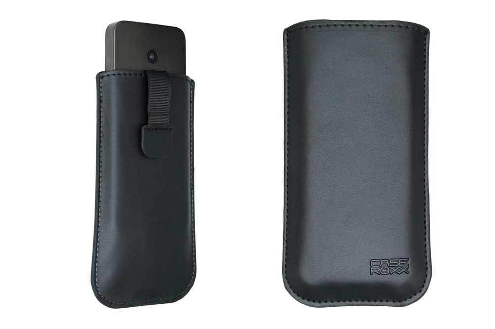 caseroxx Slide-Etui für Nokia 225 4G (2024), Tasche für optimalen Schutz – Frontalansicht