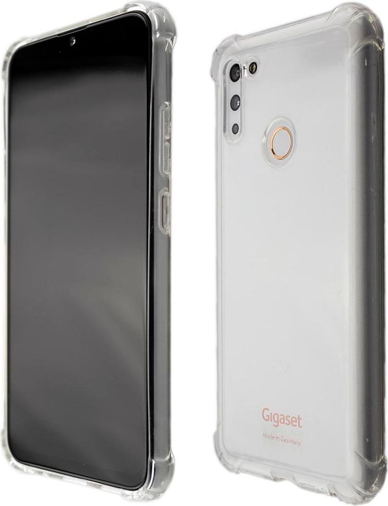TPU-Hülle für Gigaset GS4, transparent mit Folie