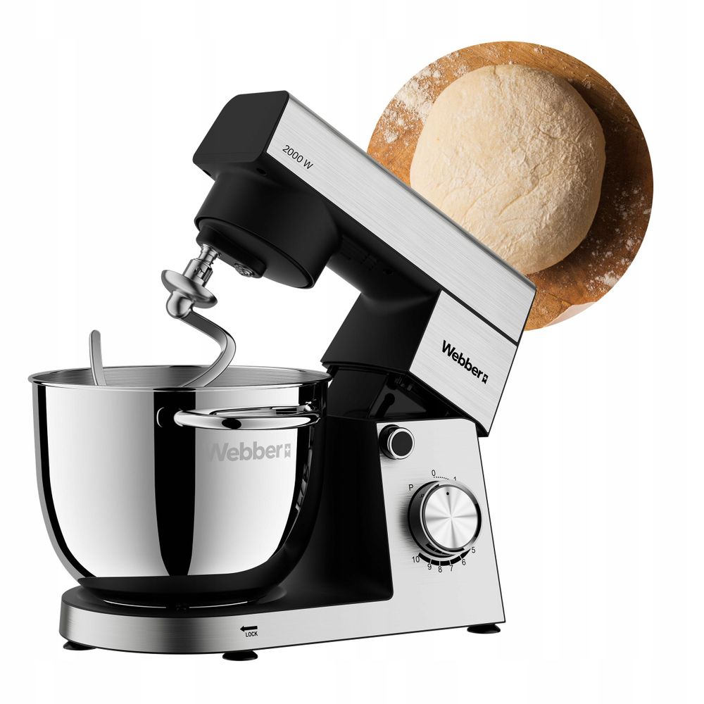 Knethaken des Webber SM16 für schwere Teige
