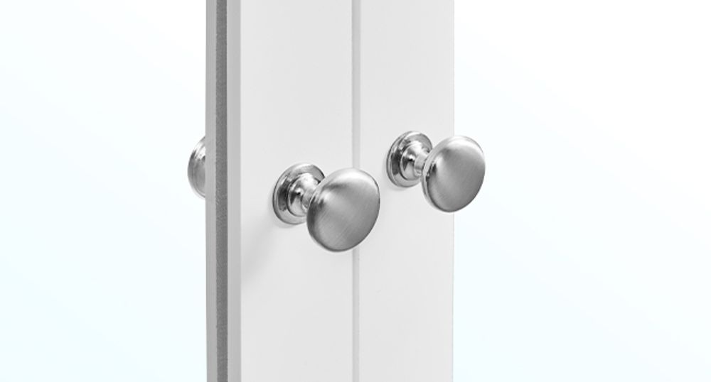 VASAGLE Spiegelschrank, Badschrank, 2 Spiegeltüren, offenes Fach, Weiß
