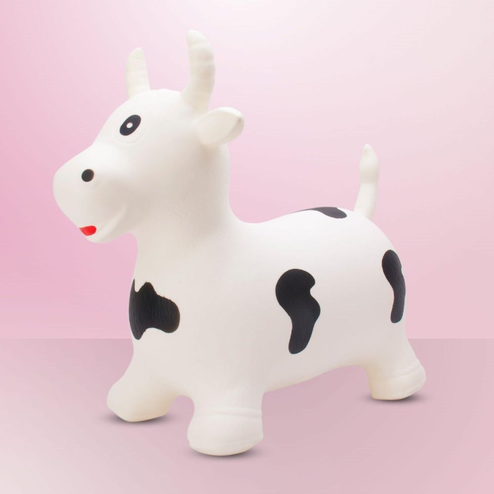 Saltarello toro bianco su sfondo rosa, dettaglio materiale