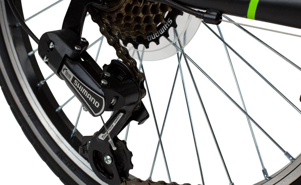 Bergsteiger Sydney 24 Zoll Kinderfahrrad, geeignet für 8, 9, 10, 11 Jahre, StVZO, Shimano 6 Gang-Schaltung, Jungen-Fahrrad mit Dynamo-Licht