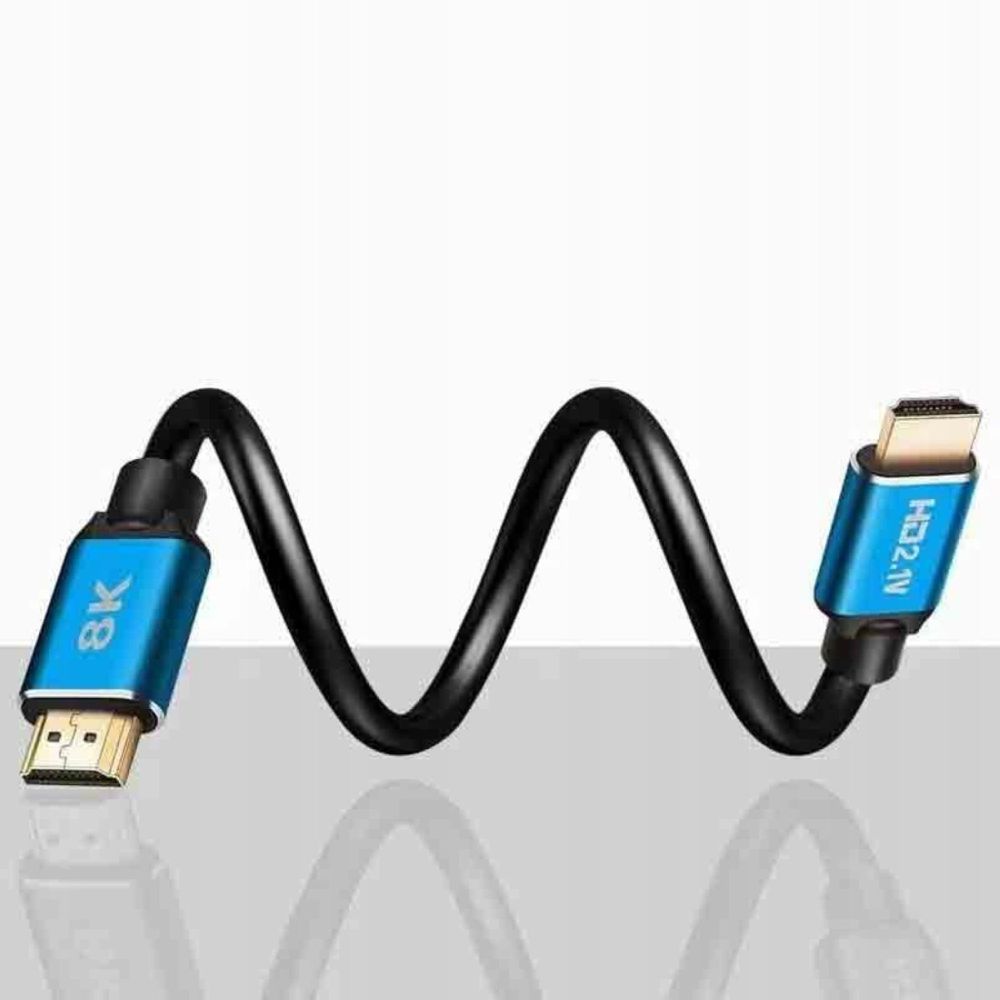 Kabel HDMI 2.1 - Kabel - 8K 4K - 144 Hz 60 Hz - HDR - 2 m - do konsol, telewizorów i komputerów PC