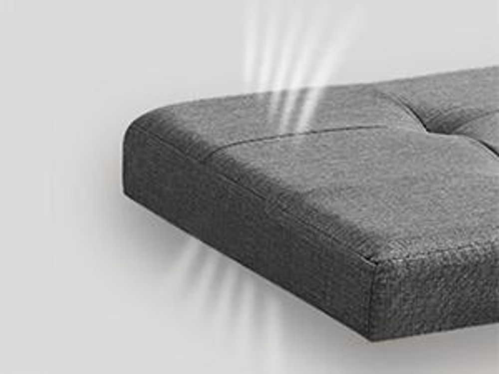 SONGMICS Sitzhocker, Sitzbank, mit Klappdeckel, bis 300 kg belastbar dunkelgrau