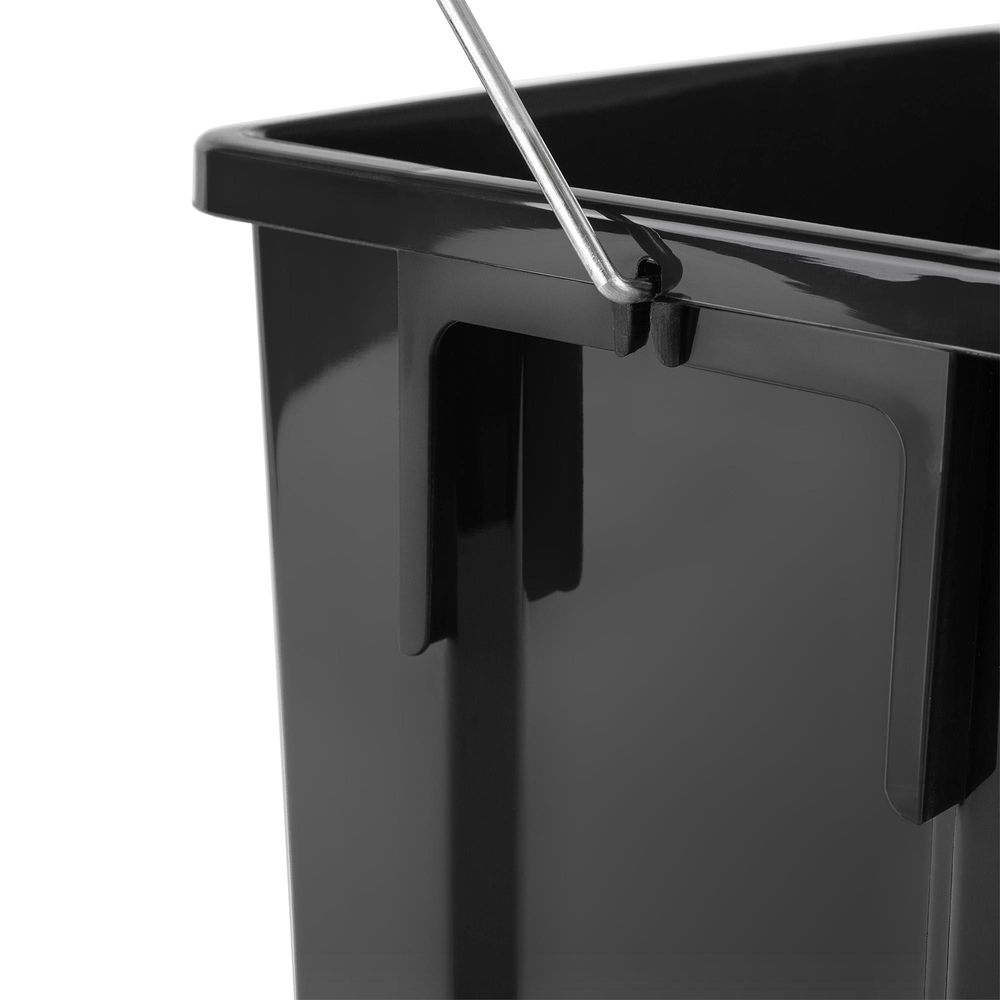 CURVER Abfalleimer Set Abfalltrennungsset  Sortieren Mülleimer 2x10L + 6L Küchen-Mülleimer Mülleimer Mülltrennsystem Tragegriff Deckel inkl. Halterung