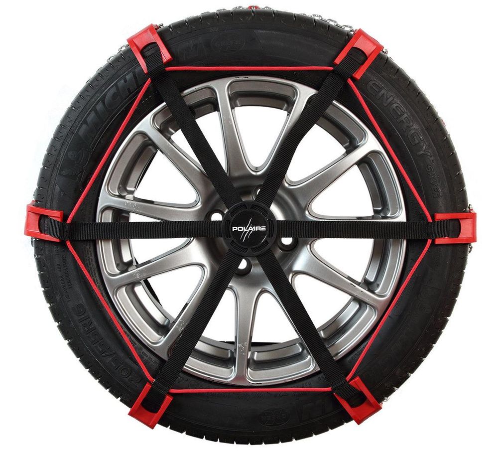 Polaire Schneeketten Steel Sock 136 für Reifen 235/65/16, 9 mm Hybrid-Kette für Pkw, SUV, Winterreifen und Alufelgen, ÖNORM V5117