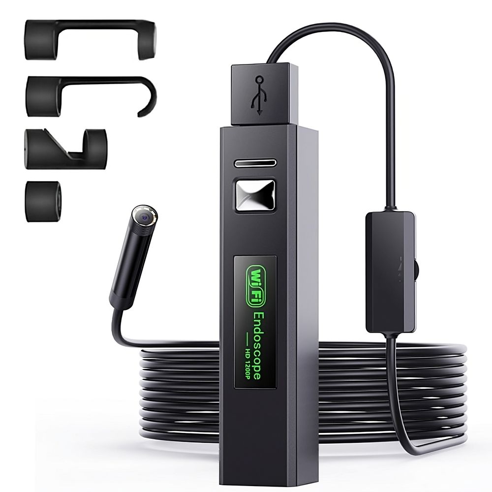 Endoskopkamera Profi WiFi WLAN Endoskop mit LED Licht Inspektionskamera Endoscope Kamera mit Wasserdicht IP67 Objektiv Retoo