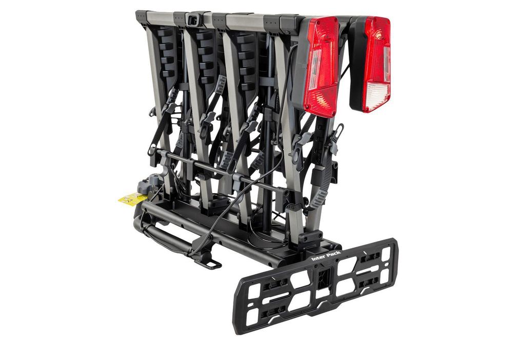 Inter Pack New Spider 4 - Anhängerkupplungs-Fahrradträger für 4 Fahrräder