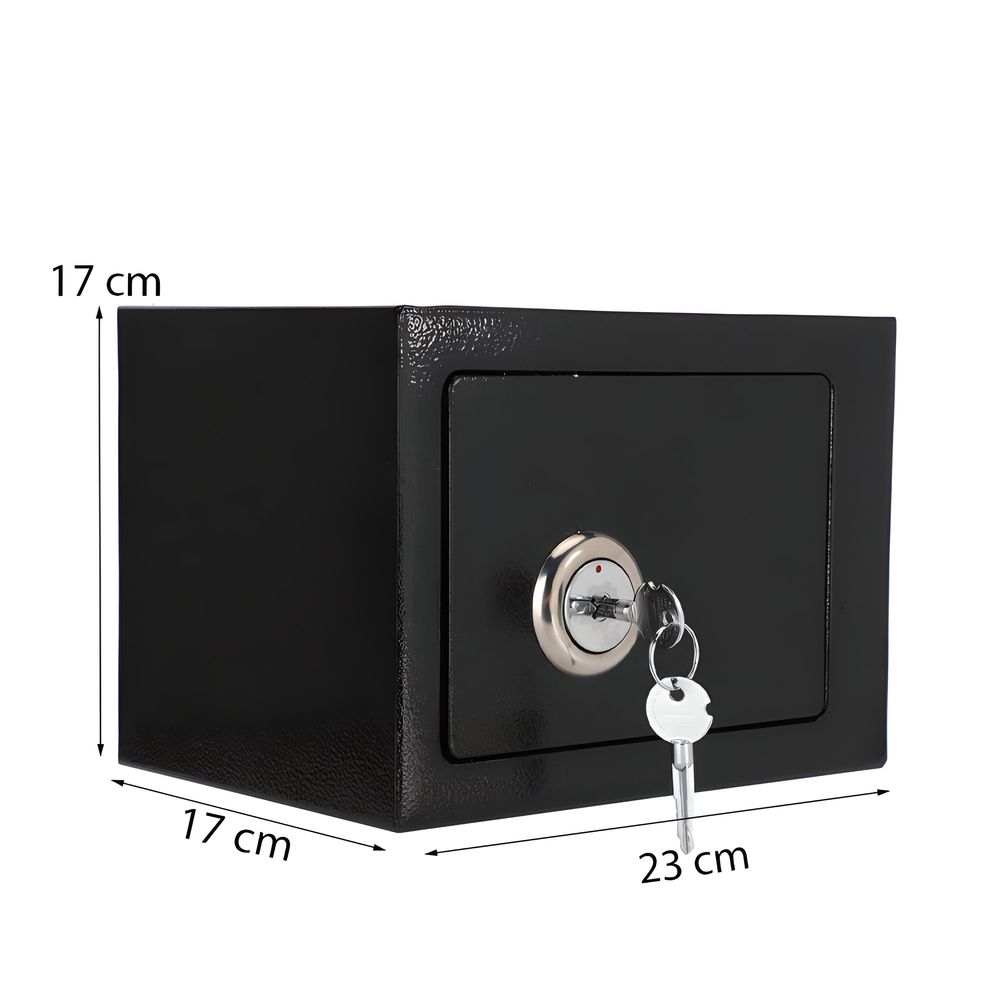 YARDIN Möbeltresor Safe - Doppelbartschloss Für Wand Und Boden